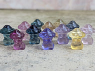 Fluorite Mini Carving - Mushroom Lady