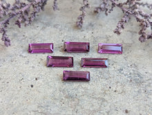 Load image into Gallery viewer, Umbalite (Purple Garnet) Baguette Facets - 3x8mm
