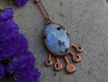 Load image into Gallery viewer, Handmade Moonstone Moon Phase Pendant
