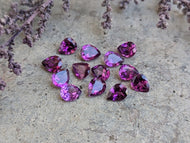 Umbalite (Purple Garnet) Teardrop Facets - 4x5mm