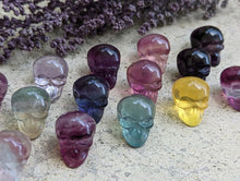 Load image into Gallery viewer, Fluorite Mini Carving - Skulls
