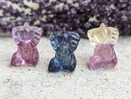 Fluorite Mini Carving - Vaporeon