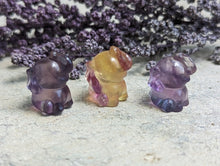 Load image into Gallery viewer, Fluorite Mini Carving - Baby Elephant
