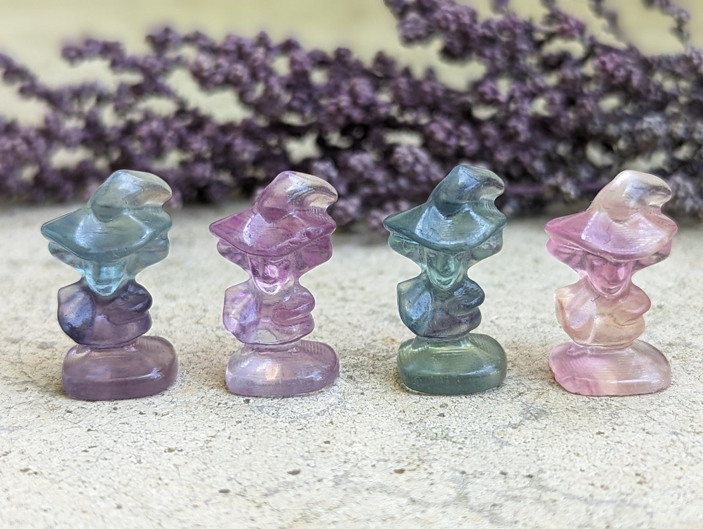 Fluorite Mini Carving - Shock (The Nightmare Before Christmas)