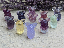 Load image into Gallery viewer, Fluorite Mini Carving - Eevee
