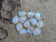 Moonstone Teardrop Cabochons - 10x14mm