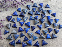 Load image into Gallery viewer, Lapis Lazuli Triangle Cabochons
