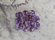 Load image into Gallery viewer, Amethyst Oval Rose Cuts - 10x12mm
