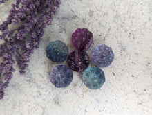 Load image into Gallery viewer, Fluorite Mini Carving - Double Sided Flower
