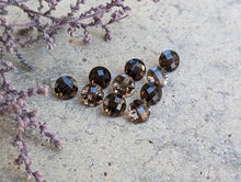 Load image into Gallery viewer, Smoky Quartz Rose Cut Round Facets - 6mm
