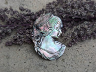 Black Lip Mother of Pearl Woman Cabochons