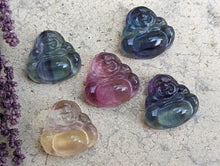 Load image into Gallery viewer, Fluorite Mini Carving - Buddha
