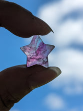 Load image into Gallery viewer, Fluorite Mini Carving - Star
