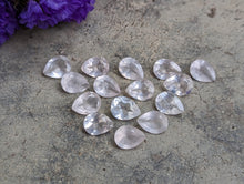 Load image into Gallery viewer, Rose Quartz Teardrop Facets - 5x7mm
