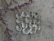 Prasiolite (Green Amethyst) Oval Rose Cuts - 7x9mm