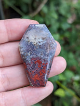 Load image into Gallery viewer, Scenic Red Moss Agate Coffin Cabochons
