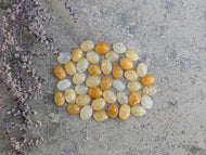 Yellow Aventurine Cabochons -  6x8mm Oval