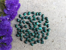 Load image into Gallery viewer, Malachite Teardrop Cabochons - 5x7mm
