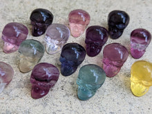 Load image into Gallery viewer, Fluorite Mini Carving - Skulls
