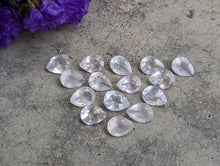 Load image into Gallery viewer, Rose Quartz Teardrop Facets - 6x8mm
