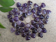 Amethyst Puffy Mini Hearts