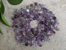 Load image into Gallery viewer, Chevron Amethyst Round Cabochons - 10mm
