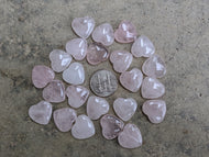 Rose Quartz Puffy Mini Hearts
