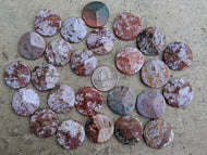 Ocean Jasper Faceted Cabochons