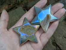 Load image into Gallery viewer, Aura Druzy Agate Stars
