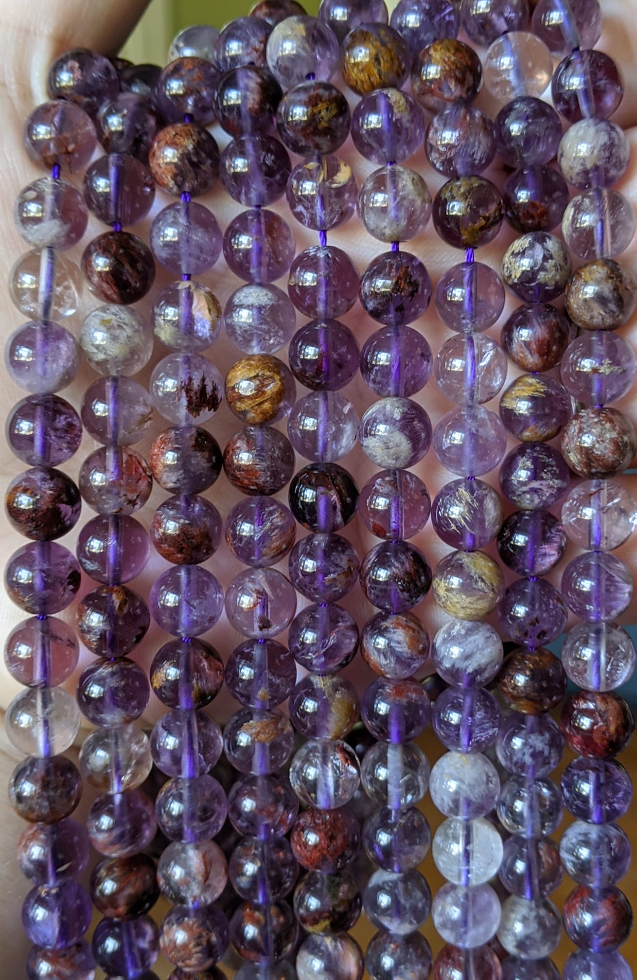 Super 7 Round 8mm Beads