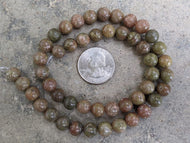 Autumn Jasper 8mm Round Beads