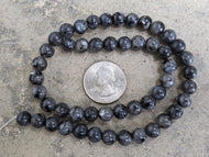 Larvikite 8mm Round Beads