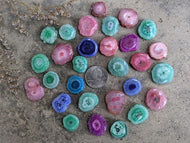 Solar Quartz Cabochons (Dyed)