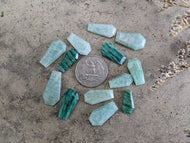 Amazonite Coffin Cabochons