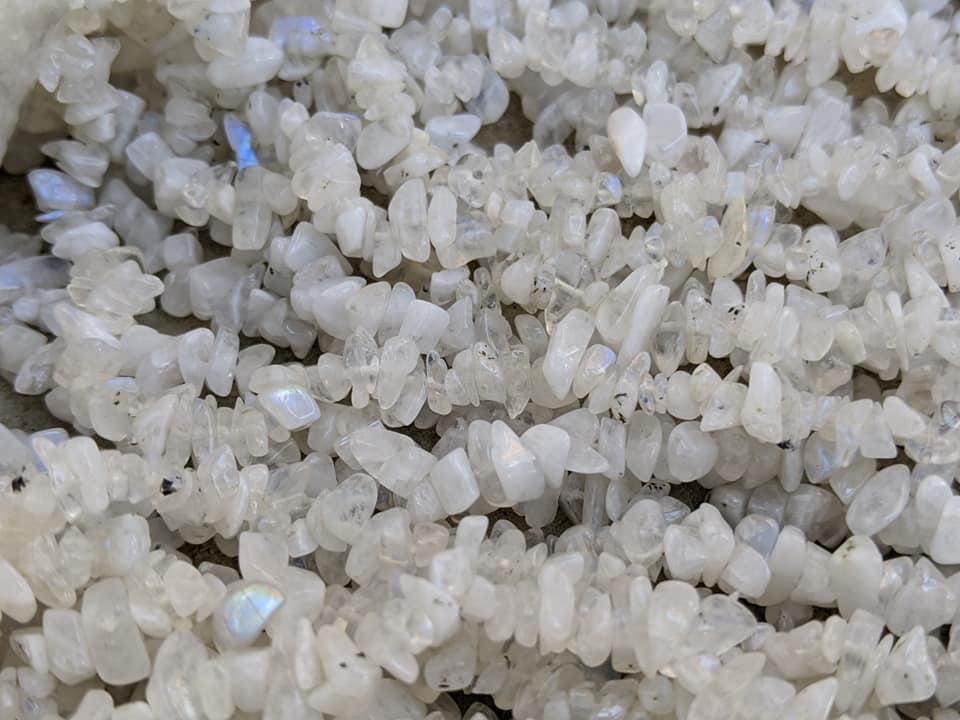 Moonstone Chip Beads