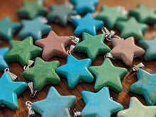 Load image into Gallery viewer, Magnesite Star Charms
