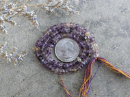 Ametrine Faceted Rondelle Beads