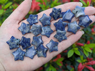 Sodalite Stars (Drilled)