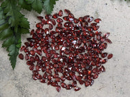 Garnet Teardrop Facets - 3x5mm