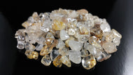 Golden Rutilated Quartz Chip Beads