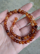 Load image into Gallery viewer, Amber Jade 6mm Round Beads
