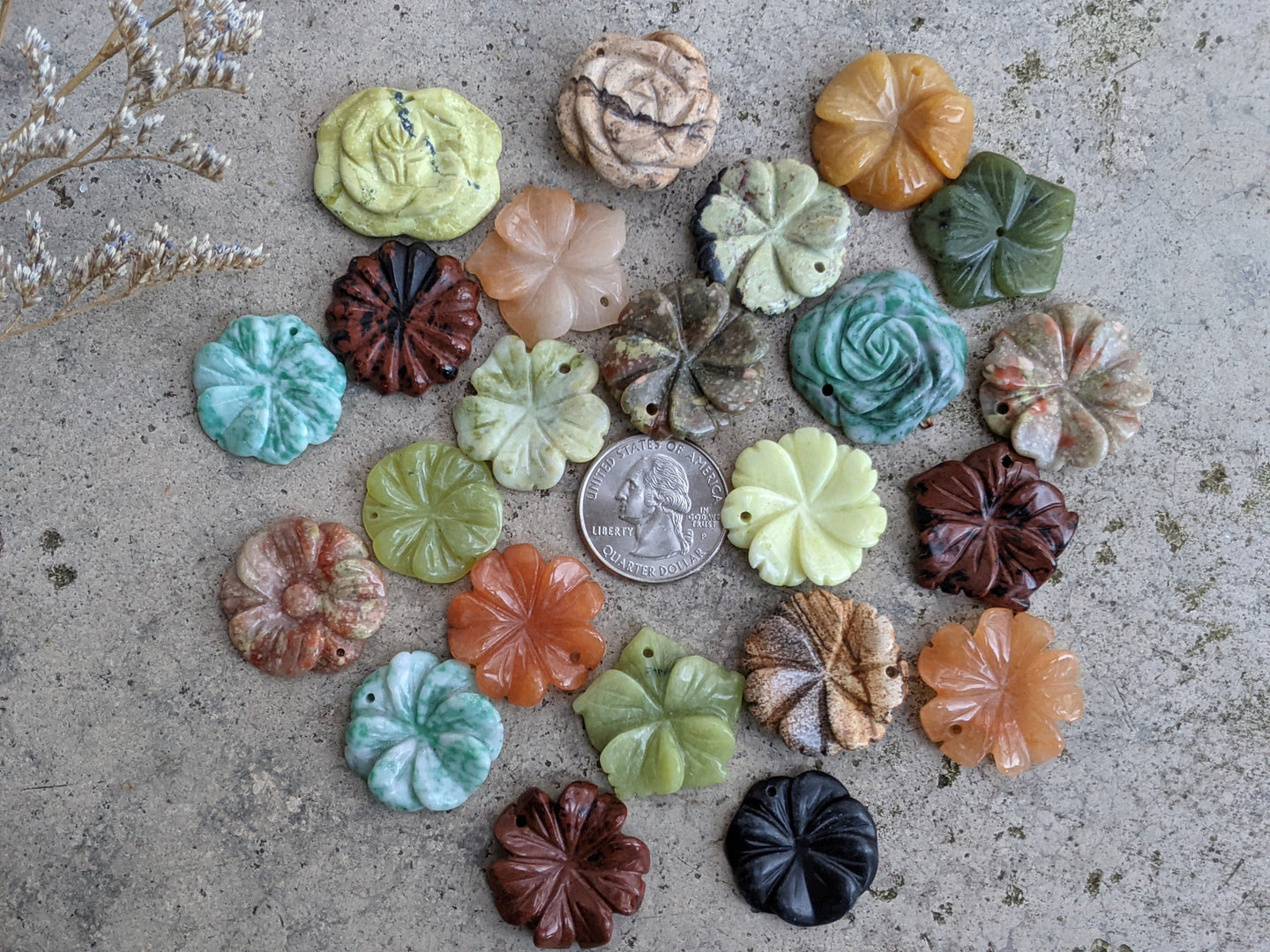 Flower Pendants - Small