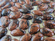 Load image into Gallery viewer, Mahogany Obsidian Cabochons
