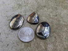 Load image into Gallery viewer, Apache Pyrite Cabochons - Set of 3
