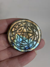 Load image into Gallery viewer, Labradorite Pentacle Cabochon
