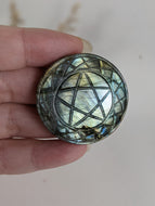 Labradorite Pentacle Cabochon
