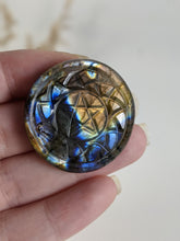 Load image into Gallery viewer, Labradorite Pentacle Cabochon
