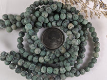 Load image into Gallery viewer, Turquoise (African) Matte Round Beads - 6mm and 8mm

