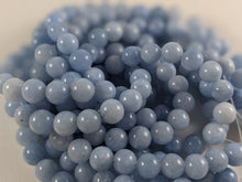 Load image into Gallery viewer, Aquamarine Jade 8mm Round Beads

