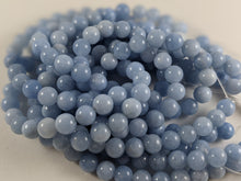 Load image into Gallery viewer, Aquamarine Jade 8mm Round Beads
